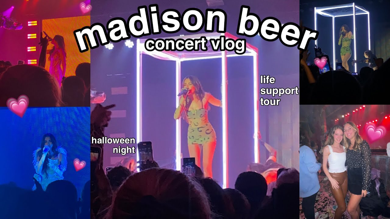 Madison Beer Life Support Tour | CONCERT VLOG 2021 - YouTube