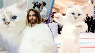 Jared Leto Comes to Met Gala 2023 Dressed as Karl Lagerfeld’s Cat, Choupette
