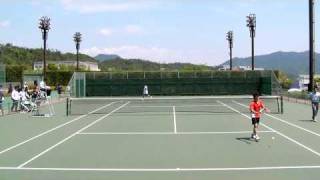 '10　全日本シングルスソフトテニス選手権大会　男子準々決勝4-1