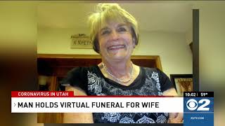 Man spreads message of hope after wife's virtual funeral