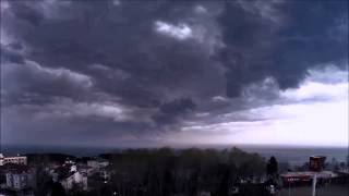 Karadeniz'de ani bir fırtına... A sudden storm, parallel to The Black Sea... (Time-lapse)