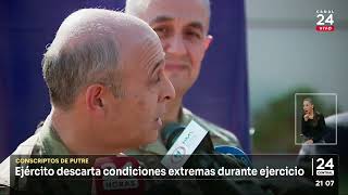 Conscriptos de Putre: Ejército descarta condiciones extremas durante ejercicio