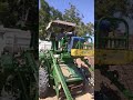 John Deere 5055e on combine harvester KSA GREENGOLD KS 513