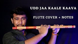 Udd Jaa Kaale Kaava Flute Cover + Notes | Gadar 2 | Flute Tutorial | Udit Narayan | Alka Yagnik