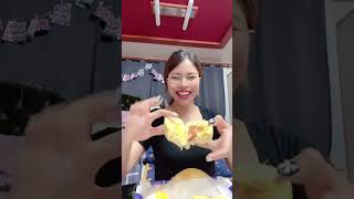 ทุเรียนหมอนทอง ยั่วๆจ้า #asmr #กินโชว์ #แป้งร่ำพาแซ่บพานัว