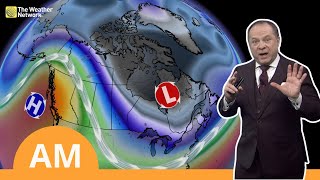 Canada's National Forecast: Polar Vortex Retreats, For Now