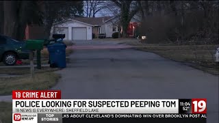 Police looking for man who was peering into windows in Lorain County neighborhood