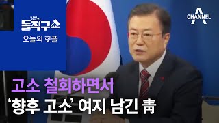 [핫플]고소 철회하면서…‘향후 고소’ 여지 남긴 靑 | 김진의 돌직구 쇼 732 회