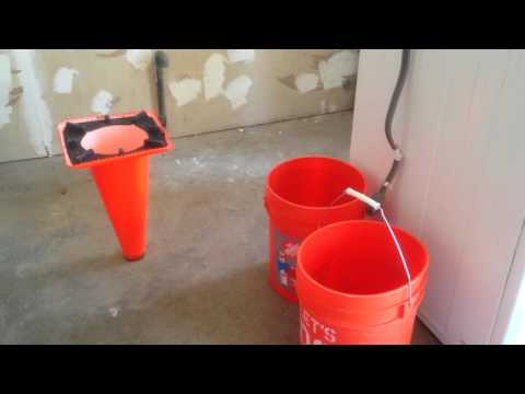 Filling Old Residential Oil Tank for Decommissioning Filling Old Residential Oil Tank for Decommissioning