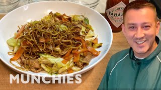 Ty Demura Makes A Quick \u0026 Easy Yakisoba | Quarantine Cooking