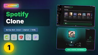 Spotify Clone with Gemini AI — Spring Boot (Java) + Angular + MySQL | Part 1: Project Structure