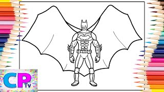 Batman with Huge Wings Coloring Pages/Superhero in Action - Coloring/Spektrem - Shine [NCS Release]