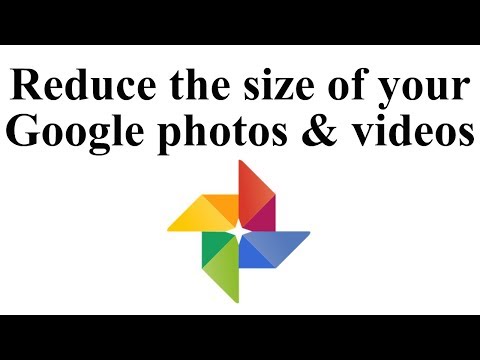 Reduce the size of your Google photos and videos
