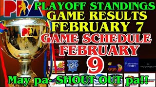 PBA QUARTERFINALS  STANDINGS | PBA GAME RESULTS | PBA GAME SCHEDULE