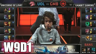 Unicorns of Love vs Gambit | S5 EU LCS Spring 2015 Week 9 Day 1 | UOL vs GMB W9D1G5 VOD 60FPS