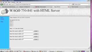 WAGO 750-841 Static HMTL \u0026 SSI Example