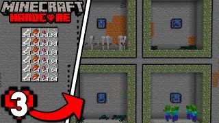 I Built A QUADRUPLE Mob Farm in Minecraft Hardcore (#3)