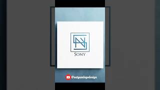 Sony name creat to a brand logo 🔥🔥 by ‎@SatyamLogodesign   #logodesign #shorts #ytshorts #branded