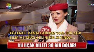 Bu uçak bileti 30 Bin Dolar!