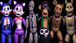 Five Nights at Candy's 2 ALL ANIMATRONICS / ALL JUMPSCARES [EXTRA]