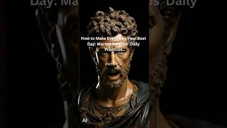 6 Ways to Make Everyday Your Best Day - Marcus Aurelius’ Daily Routine #shorts #stoicism #stoic