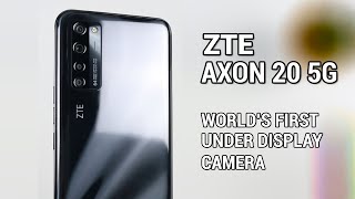 ZTE AXON 20 5G UNBOXING & UNDER DISPLAY SELFIE CAMERA TEST | Zeibiz