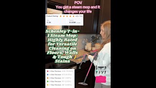 Actual Review of Schenley 7-in-1 Steam Mop | Multi-purpose cleaning tools are highly appreciated