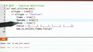 Function Definitions - Programming Languages