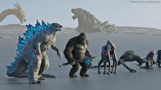 Godzilla Monsters Size Comparison | 3d Animation Comparison
