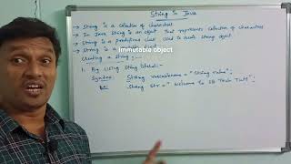 strings in java | Java Programming | in Telugu