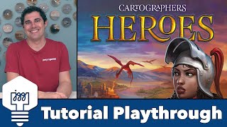 Cartographers Heroes Tutorial Playthrough