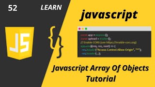 Javascript Array Of Objects Tutorial in Hindi Urdu
