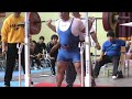 110kg級渡辺選手ｽｸﾜｯﾄ２５０ｋｇ