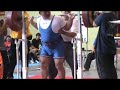 110kg級渡辺選手ｽｸﾜｯﾄ２５０ｋｇ