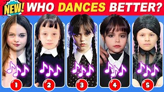 BEST WEDNESDAY DANCES EDITION! Who's Dances Better?🖤💃Salish Matter, Like Nastya, Jenna Ortega, Diana