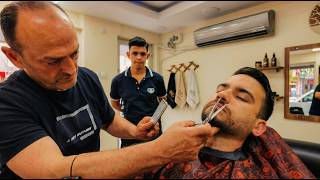 ASMR Old School Turkish Barber Skills ✂️ Classic Turkish Grooming