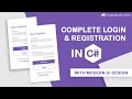 How to Create Complete Login and Registration System (Multiple Accounts) in C# 2020 | C# Tutorial