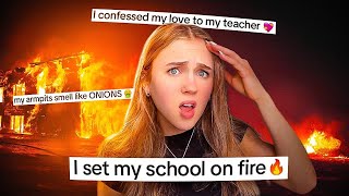 Reading Your CRAZIEST School Confessions…