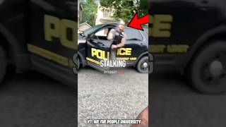 Racist cop pulls over black man walking 🫢