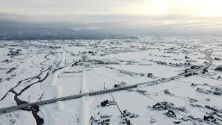 富山市35年ぶりの大雪（DJI MINI2撮影）20210111