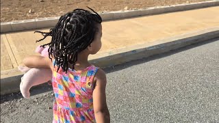 A little walk & let us choose a dress for Jaciann to wear at Jacia's graduation.