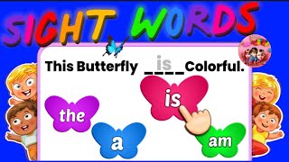 Sight words for preschool | Vocabulary Sight Words |Sight Words Kindergarten | High Frequency Words.