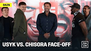 Alexander Usyk & Derek Chisora Face-Off, Joke Around Following Final Press Conference