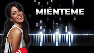 TINI, Maria Becerra - Miénteme | Piano Karaoke