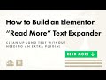 How to Make an Elementor Text 