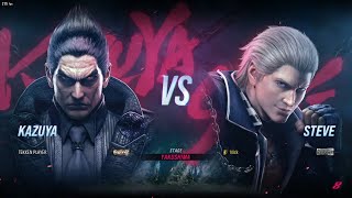 KAZUYA Vs STEVE | TEKKEN 8 铁拳8