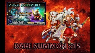 [FFBE] FFIII | Onion Knight - Rare Summon Pull x15 #45