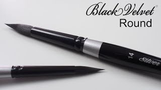 How to Paint with a 3000S Black Velvet® Round by Silver Brush Limited