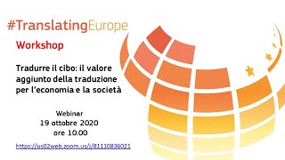 Tradurre il cibo: il valore aggiunto della traduzione per l’economia e la società (2)