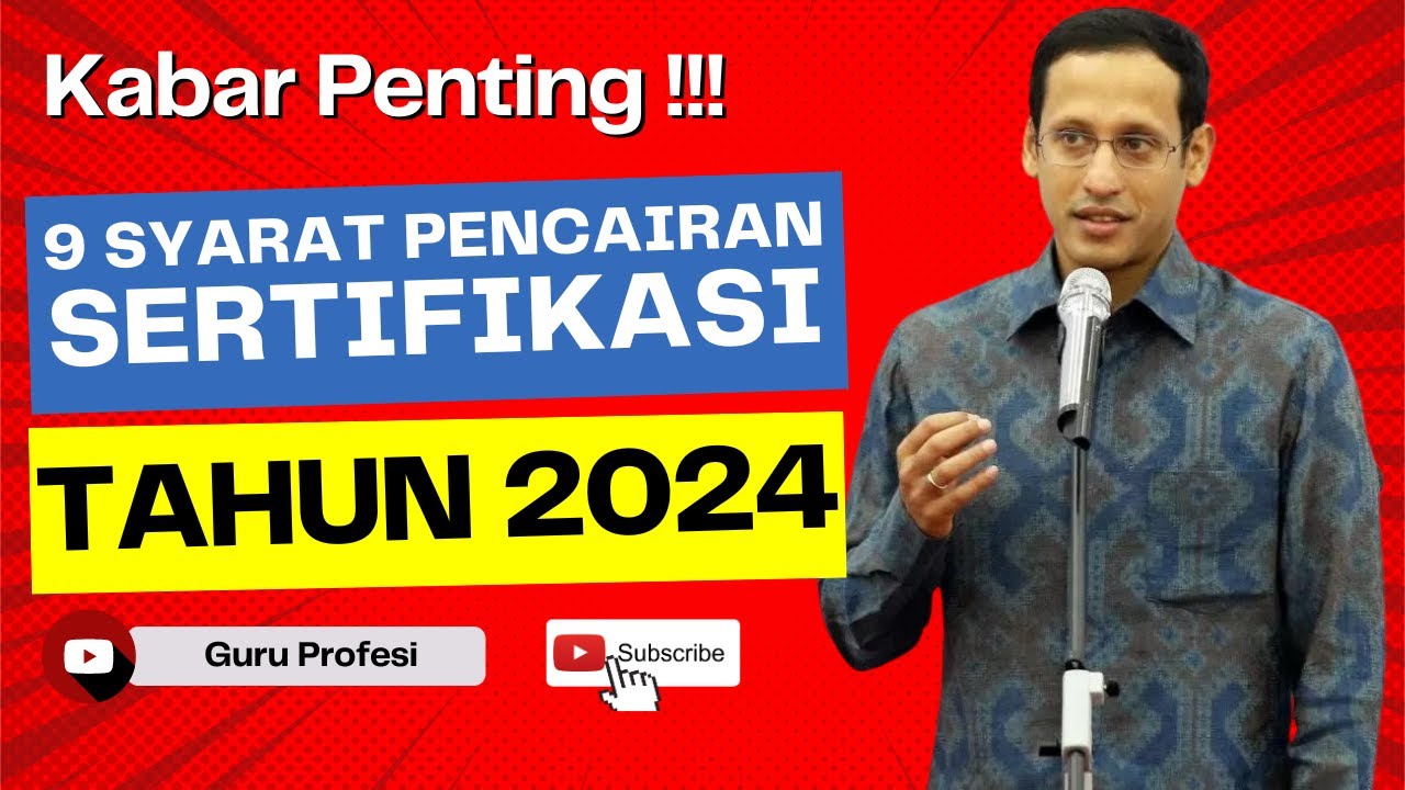 Sertifikasi Tahun 2024: Syarat Pencairan Tunjangan Sertifikasi Guru ...